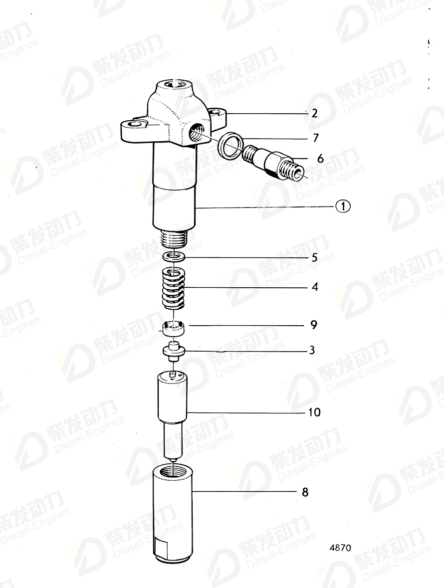 VOLVO Washer 870268 Drawing